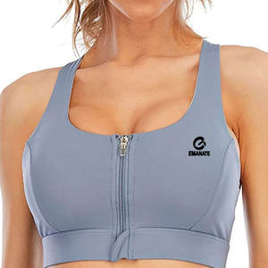 Sujetador Deportivo de Alta Demanda, Sostenible, Transpirable, de Gran Soporte, Ligero, con Cierre, para Yoga - Product Image 1