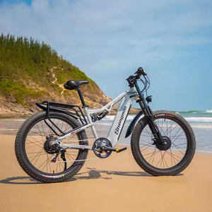Bicicleta de montaña eléctrica personalizada de 2000W, Centro de bicicleta eléctrica de doble motor, <span class=keywords><strong>amortiguador</strong></span> para bicicletas eléctricas de viaje en ciudad, bicicleta eléctrica - Product Image 4