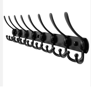 Crochets muraux en métal personnalisés pour porte-clés Crochets de suspension en aluminium au design moderne pour la maison ou l'hôtel pour la porte - Product Image 6