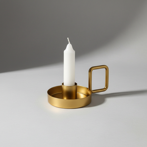 Top Selling Gold Metal <b>Taper</b> <b>Candle</b> <b>Holder</b> Round Shape for Tabletop Home Wedding Decoration Handmade Stand Bulk Wholesale - Product Image 2