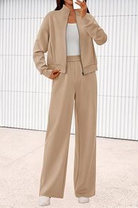 Conjunto Deportivo Casual Premium para Mujer, Lavado Ácido, Corte Regular, Sudadera con Capucha y Pantalones Jogger, 100% Algodón, Secado Rápido, Transpirable, para Invierno - Product Image 6