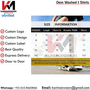 T-shirts surdimensionnés pour hommes T-shirts graphiques vintage lavés à la pierre Chemises en coton épais Coupe ample T-shirts décontractés Style - Product Image 5