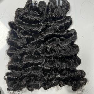 Tissage de cheveux humains vierges Remy chinois de haute qualité Fabricant du Vietnam Extensions à double trame Machine à vague de corps droite OEM - Product Image 2