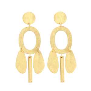 ชุดต่างหูทองห้อยโบราณ - Product Image 1