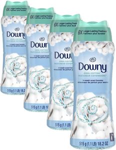 Perles parfumées pour lessive Downy Cool Cotton, 18,2 oz, perles parfumées pour le linge, fraîcheur longue durée, (lot de 4) - Product Image 6