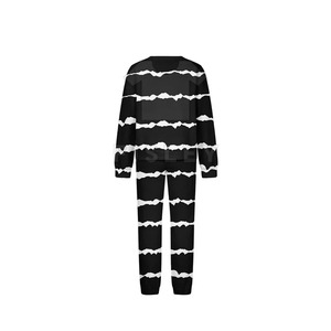 Women's Customized Solid Pattern 100% Cotton Quick Dry Breathable <b>2</b>-<b>Piece</b> Long <b>Set</b> Sweat Suit Private Label Hot Selling - Product Image 4