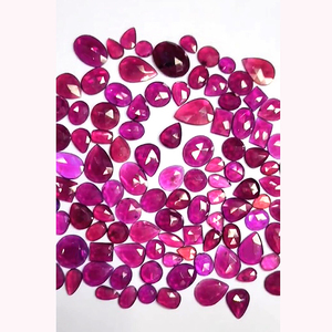 พลอยโกเมน rhodolite ธรรมชาติขนาด9มม. ถึง16มม. จำนวน122ชิ้น240ทรงรีทรงลูกแพร์จาก iroc - Product Image 2