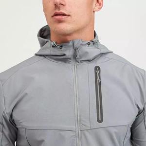 Chaqueta para hombre, diseño de logotipo personalizado, ropa de calle, chaqueta de lluvia cortavientos, chaqueta impermeable tejida para deportes al aire libre, chaqueta para correr para hombre - Product Image 5
