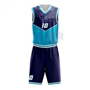 Conjuntos de uniformes de baloncesto de poliéster para hombre al por mayor, ropa deportiva de equipo deportivo de verano de talla grande, camisetas de baloncesto para adultos, pantalones cortos, camisetas de verano - Product Image 4