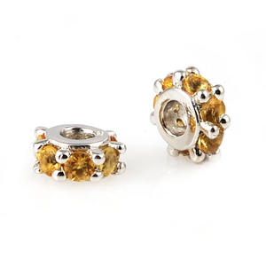 Luxury trendy wholesale 925 sterling silver <b>amethyst</b> gemstone charms connector wholesale factory price suppliers - Product Image 2