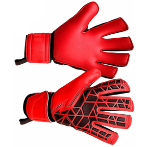 Buena Venta de guantes de portero para atrapar fútbol de calidad superior cómodos de Color de contraste rojo y rojo por INCREÍBLES INDUSTRIAS - Product Image 6