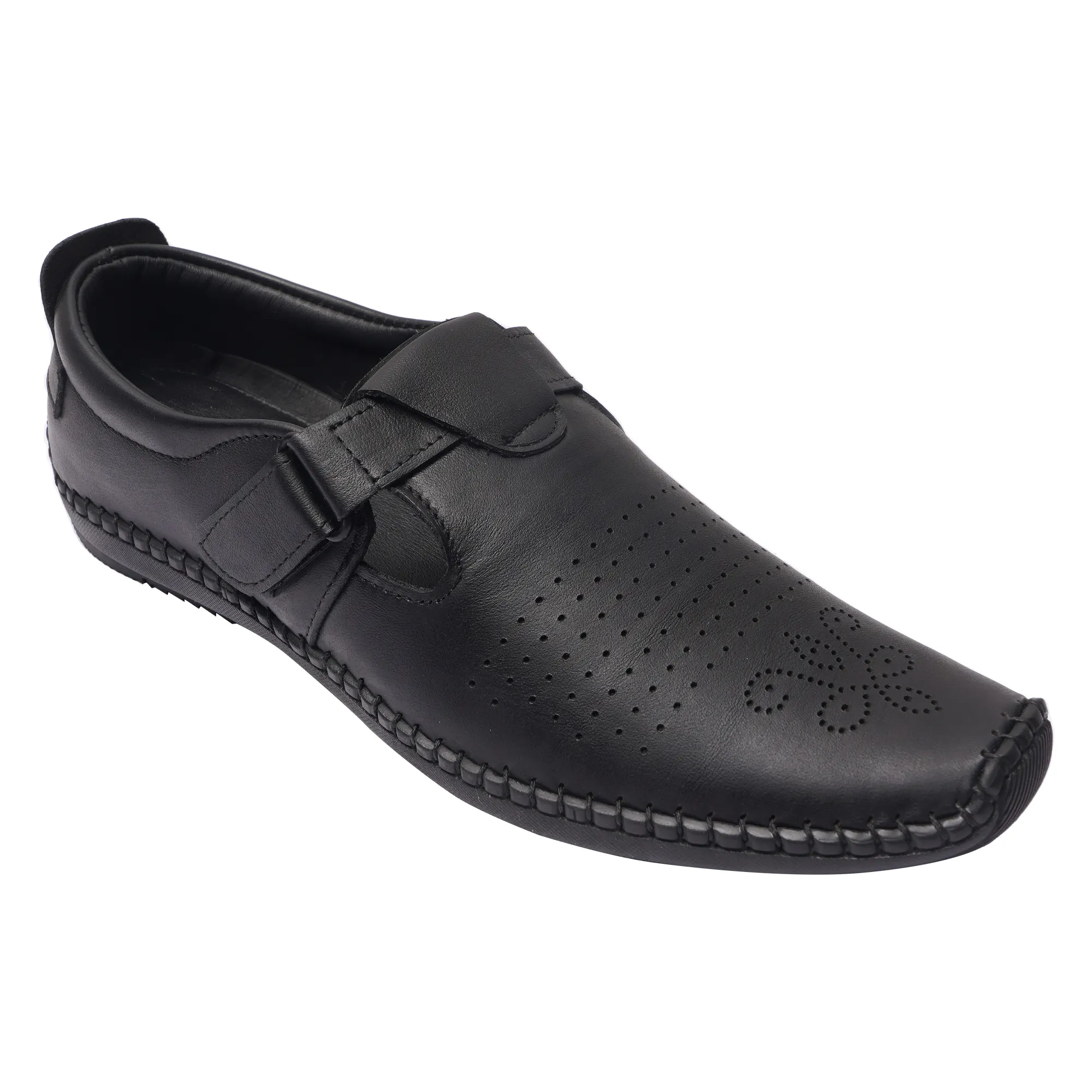 Emosis Breathable leather shoes business dress men's shoes set foot summer British formal slip-on fashion men's shoes ESH010H