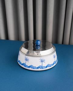 Diseño hecho a mano con aspecto de Oriente Medio, calentador de alimentos decorativo árabe, cazuelas de Buffet con soporte, calentador de ollas calientes, uso de servicio - Product Image 6