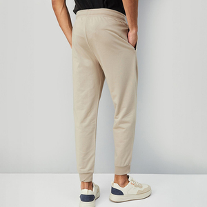 Men's Summer Casual Cargo Pants Solid Color Washed Cotton Mid Waist Zipper Fly Worsted Flat Design Wear-Resistant - Product Image 6