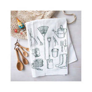 Nouveaux chiffons de charme Design de golf personnalisé doux lavable 100% coton avec de belles serviettes de cuisine gaufrées certifiées GOTS brodées - Product Image 5