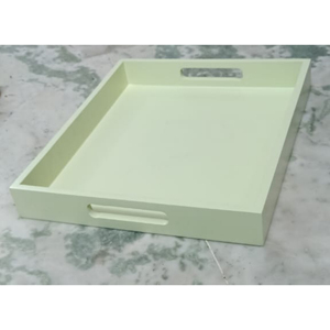 Bandeja de servicio cuadrada colorida de MDF de alta calidad para restaurante Bandeja de servicio de comida de MDF para cocina y mesa Tamaño personalizado - Product Image 5