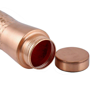 Hot Sale Shaped Hammered Copper Eco-Friendly Anti-Corrosion Water <b>Glass</b> Tumbler Classic Style Large Capacity Home Essential - Product Image 4