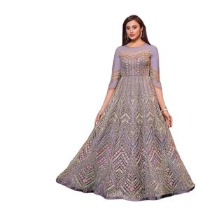 ใหม่ชุดปัก Organza ด้วย Stanton Pent และงานหนักเต็มรูปแบบด้วยตาข่ายพร้อมลูกไม้ปัก 4 ด้าน Cording ลูกไม้ Dupatta - Product Image 2