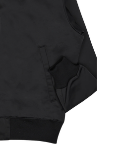 OEM personalizado de alta calidad de los hombres al aire libre de invierno Varsity chaqueta de bombardero de satén para los hombres - Product Image 3