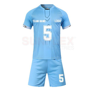 ชุดฝึกซ้อมฟุตบอลแขนสั้นแบบแห้งเร็ว ระบายอากาศได้ดี น้ำหนักเบา ผลิตตามแบบ OEM ดีไซน์เองได้ ผลิตจากโพลีเอสเตอร์ 100% ขายส่ง - Product Image 5