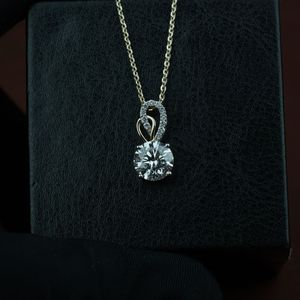 Premium Women's 2.10ct Lab Grown Diamond Light Weight Pendant Gold Rose Gold Silver Round Igi Sgl Wholesale Oem Odm - Product Image 6