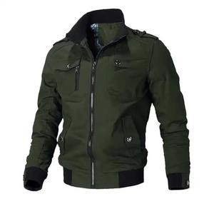 Chaquetas Bomber de Manga Larga para Hombre con Impresión de Logotipo Personalizado para Exteriores, Ropa de Calle Informal de Moda, Chaquetas Bomber de Alta Calidad para Hombre - Product Image 2