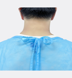 <span class=keywords><strong>Bata</strong></span> de aislamiento <span class=keywords><strong>desechable</strong></span>, uniformes de protección médica, lazos para el cuello y la cintura, consumibles médicos para Hospital, clínica, propósito sanitario - Product Image 3