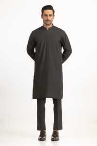 Ensemble de vêtements ethniques traditionnels décontractés pour hommes en polyester/coton personnalisé, shalwar kameez 2 pièces, taille plus - Product Image 4