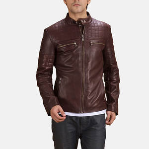 Chaqueta de Piel de Oveja para Hombre, Resistente al Viento, Reversible, Ecológica, Transpirable, para Invierno y Montaña, Estilo Urbano - Product Image 1