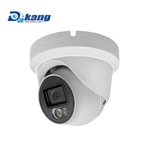 Dakang full color night vision 8mp colorvu ip camera ir turret dome 2.8mm security hik compatible plug and play