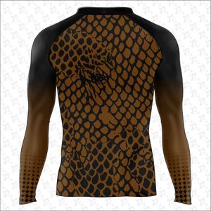 Camisetas de manga larga para hombre, ropa de compresión personalizada, protector de sarpullido Mma - Product Image 2