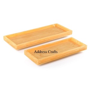 Plateau à chocolat décoratif écologique de style arabe, texture marbrée, plateau de service de luxe haut de gamme pour la maison, l'hôtel, utilisation du Ramadan - Product Image 2