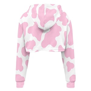 Premium Quality Women's Crop <b>Top</b> Hoodies Breathable Breathable Crop <b>Top</b> Hoodies Hot Sale Casual <b>Winter</b> Clothing Printed Hooded - Product Image 4