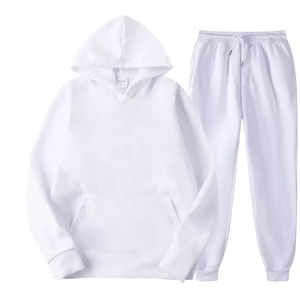 Unisex invierno personalizado Tech Fleece 100% algodón antibacteriano transpirable 2 piezas Jogger pantalones de chándal y Sudadera con capucha conjuntos - Product Image 3