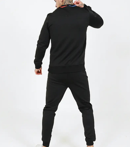 2025 nueva llegada personalizado Unisex gimnasio chándal hombres poliéster polar chándal conjuntos cuarto de cremallera Casual transpirable Invierno 2 1 - Product Image 3