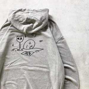 Top vente 100% coton hommes sweats à capuche nouveau Design détresse broderie numérique bas quantité minimale de commande en gros pour une utilisation hivernale fabriqué au Pakistan - Product Image 4