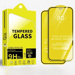 กระจกนิรภัยป้องกันรอยขีดข่วนเกรด AAA 9D 9H สำหรับป้องกันหน้าจอกระจกเทมเปอร์16/15/14/13/12/11 Pro/XS MAX เต็มรูปแบบ - Product Image 2