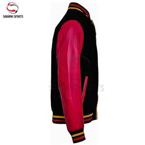 Chaqueta Universitaria Letterman para Hombre con Bordado Griego, Servicio OEM Personalizable, Accesorio de Moda Masculina - Product Image 3