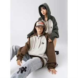 เสื้อมีฮู้ดสวมหัวสำหรับผู้ชายผ้าขนแกะผ้าฝ้าย100% ขนาดใหญ่พิเศษปักลายได้ตามต้องการแห้งเร็ว - Product Image 6