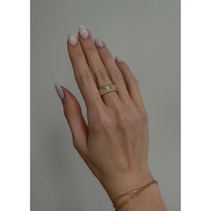 Anillo Annabelle II en Oro Sólido de 14k para Uso Diario - Product Image 4