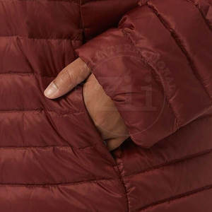 Veste matelassée pour femme, coupe ajustée, fabriquée par des professionnels, avec col montant, respirante, légère, grande taille, pour une utilisation en extérieur en hiver - Product Image 6