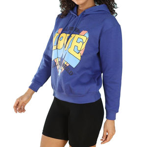 Sudaderas con Capucha para Mujer de Alta Calidad, 100% Algodón Felpa, Mangas Largas, Logotipo Personalizado Bordado, Antiarrugas, Transpirables, Casuales - Product Image 5