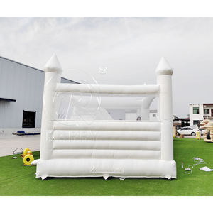 Commercial Grade White <b>Inflatable</b> Jumper Slide Toddler Wedding Bounce <b>House</b> - Product Image 4