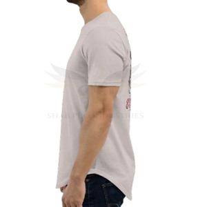 T-shirts personnalisables pour hommes, haute qualité, respirants, écologiques, en maille incurvée, style streetwear, col en polyester/coton – Créez votre design - Product Image 6