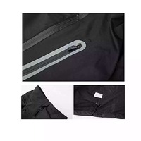 Combinaison de pluie antibactérienne haute visibilité certifiée CE/UE avec capuche détachable, imperméable et réfléchissante, veste et pantalon de sécurité pour travailleurs, personnalisable