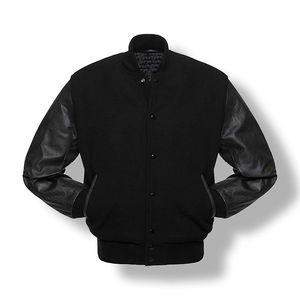 Chaqueta Varsity Personalizada con Bordado para Hombre, Talla Grande, Estilo Béisbol, Cuero, Parche de Estrella, Chaqueta de Invierno para Hombre - Product Image 4