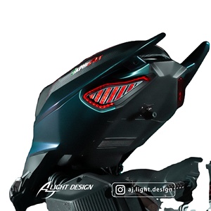 AJDRG-TL การออกแบบ ajlight รถจักรยานยนต์ที่กำหนดเองไฟท้ายสีแดงผลิตจากไต้หวันสำหรับการติดตั้ง SYM DRG retrofit/อัพเกรด12เดือน - Product Image 1