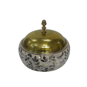 Casserole isotherme à double paroi avec finition émaillée, pour service et conservation des aliments chauds, modèle arrondi, idéale pour les mariages - Product Image 3