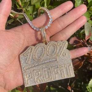 100% Profit Iced Out Pendant Moissanite Mens Bling <b>Necklace</b> Premium Hip Hop Pendant - Product Image 5