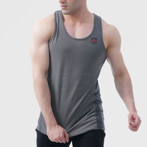 Camisetas sin mangas informales para hombre con servicio OEM de último diseño, camiseta sin mangas de punto transpirable de talla grande de alta calidad, precio bajo - Product Image 4